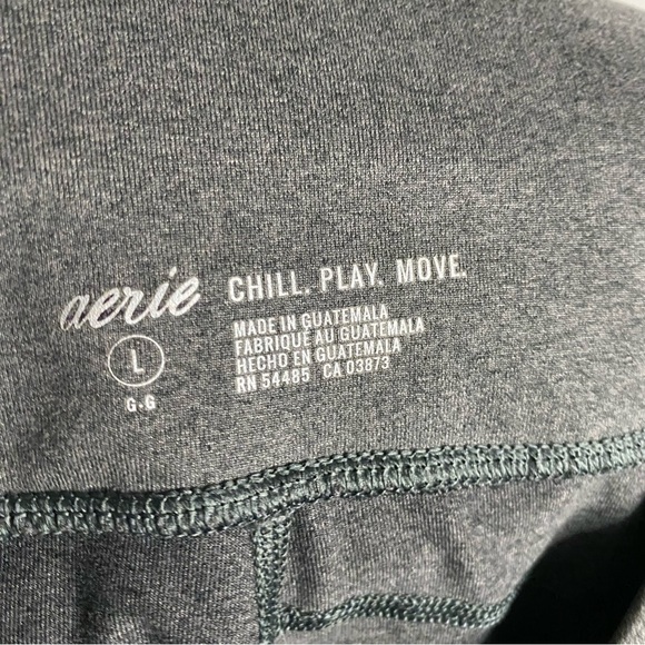 Aerie Women's Gray Chill. Play. Move 7/8 Legging - Picture 4 of 10
